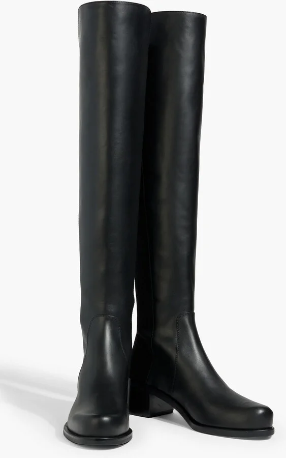 Reserve Bold microstretch and leather over-the-knee boots - Image 2