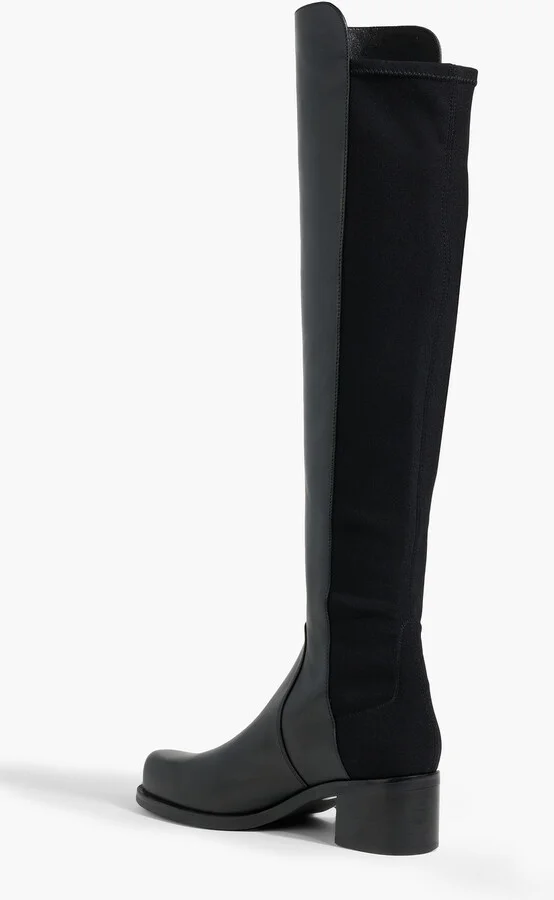 Reserve Bold microstretch and leather over-the-knee boots - Image 3