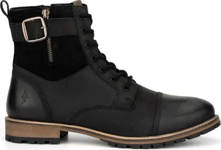 Reserved Footwear Men's Kenton Leather High-Top Boot - Image 2