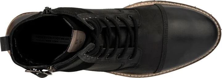 Reserved Footwear Men's Kenton Leather High-Top Boot - Image 4