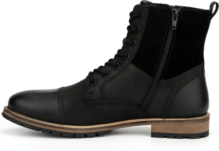 Reserved Footwear Men's Kenton Leather High-Top Boot - Image 6