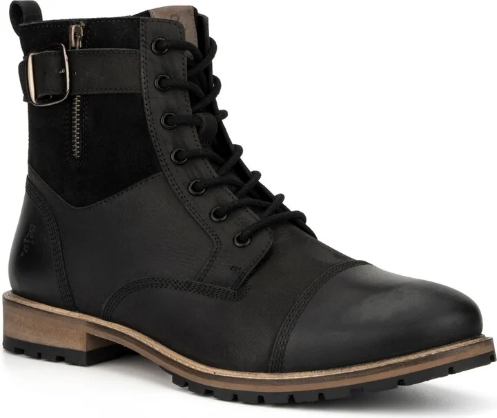 Reserved Footwear Men's Kenton Leather High-Top Boot