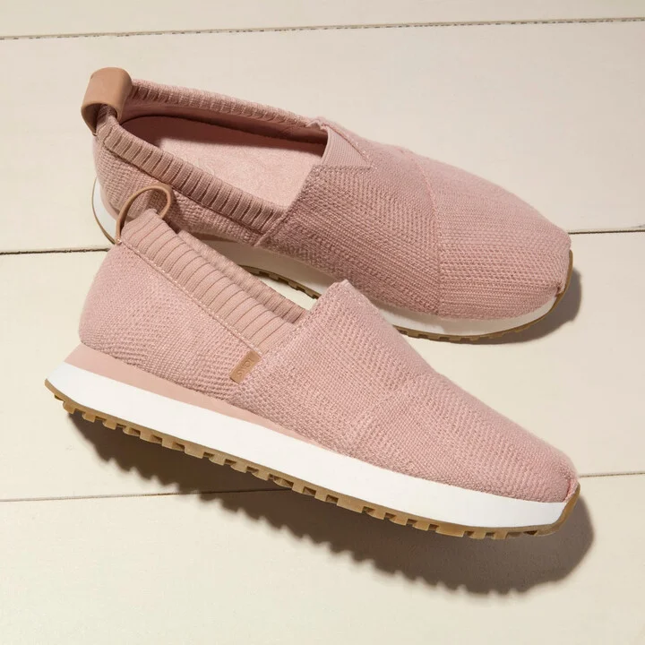 Resident 2.0 Sneaker Pale Rose Metallic Linen Stripe - Image 2