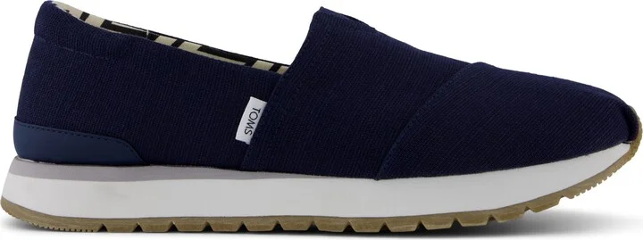 Resident Plus Navy Heritage Canvas Slip On