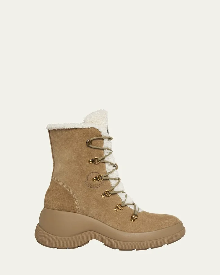 Resile Suede Faux Fur Ranger Boots