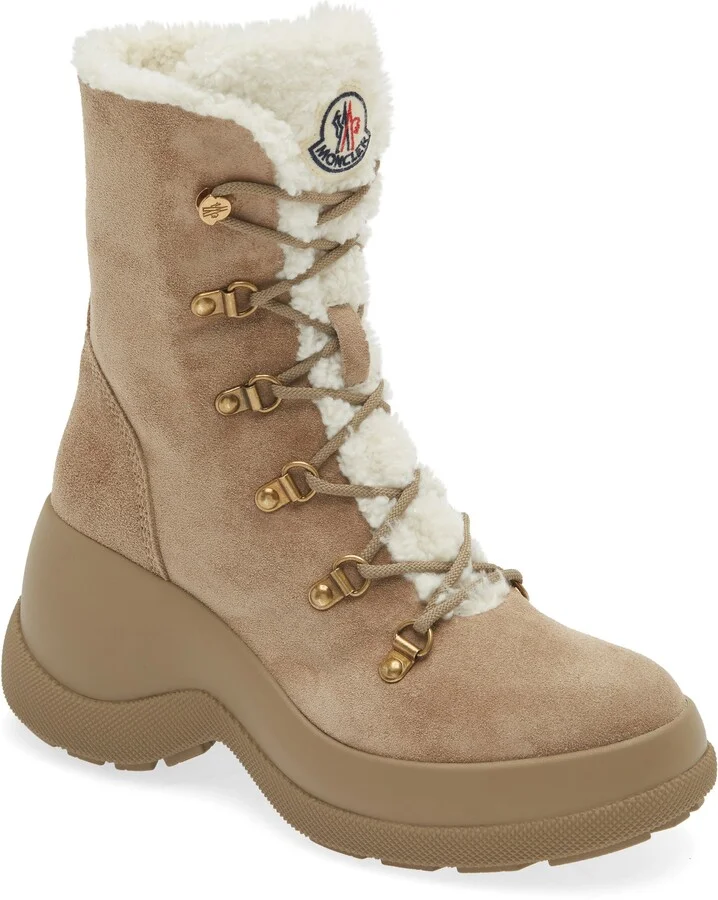 Resile Trek Faux Shearling Trim Bootie