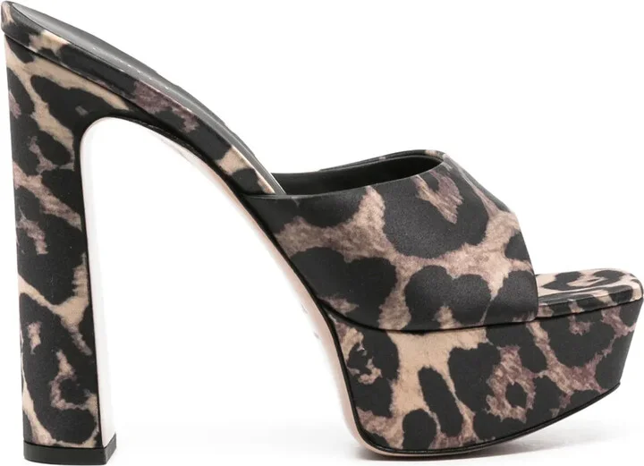 Resort 140mm leopard-print sandals
