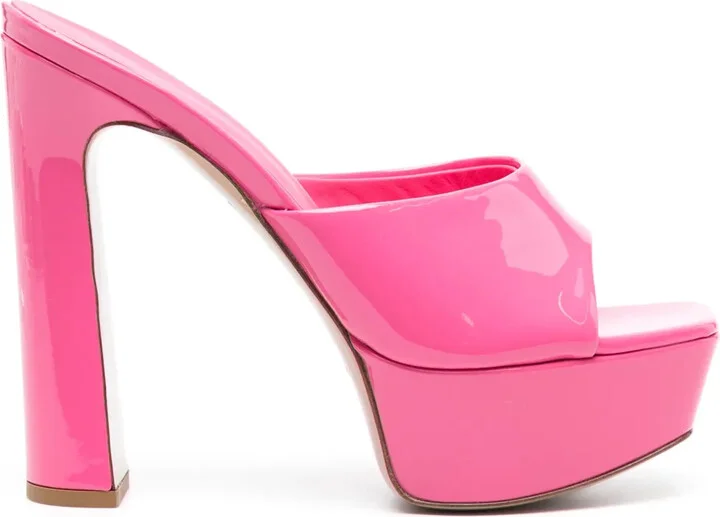 Resort 140mm patent-leather sandals