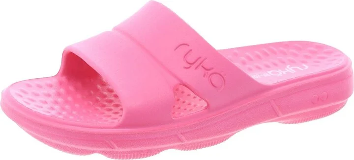 Restore Slide Womens Cushioned Insole Slip on Pool Slides
