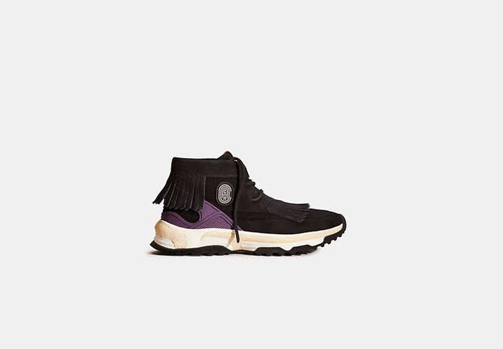 Restored C243 Moccasin Sneaker With Coach Patch