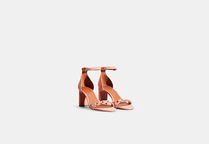 Restored Heel Sandal With Coach Link - Image 2