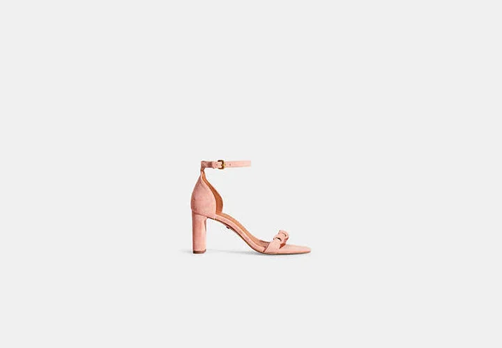 Restored Heel Sandal With Coach Link