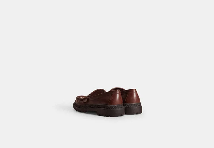 Restored Loafer With Signature Jacquard And Signature Coin - Image 4