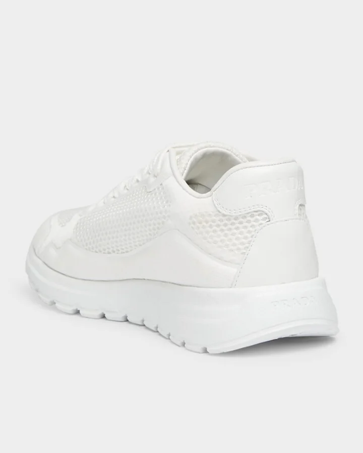 Rete Net Leather Lace-Up Sneakers - Image 11