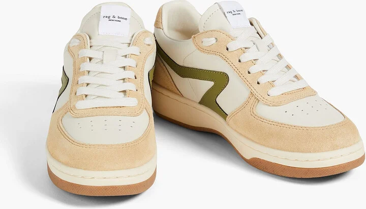 Retro Court leather and suede sneakers - Image 2
