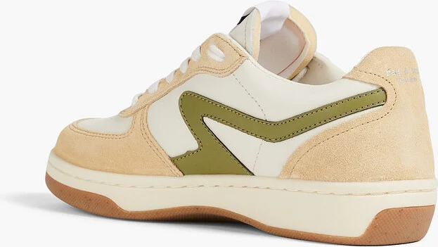 Retro Court leather and suede sneakers - Image 3
