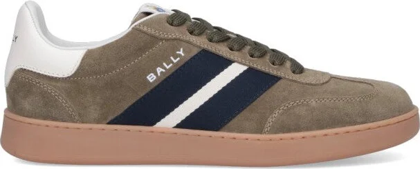 Retro Crest" Sneakers - Green