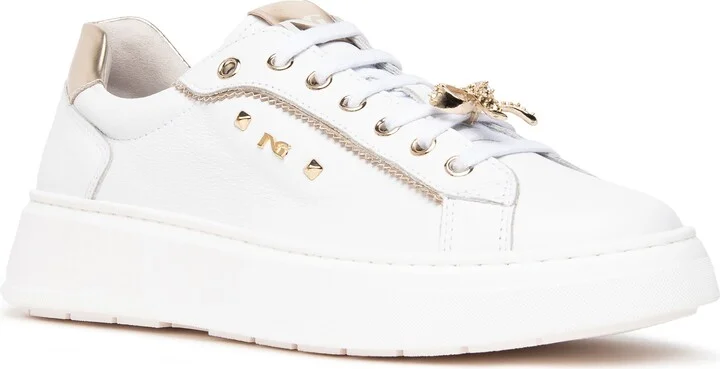 Retro Jeweled Platform Sneaker