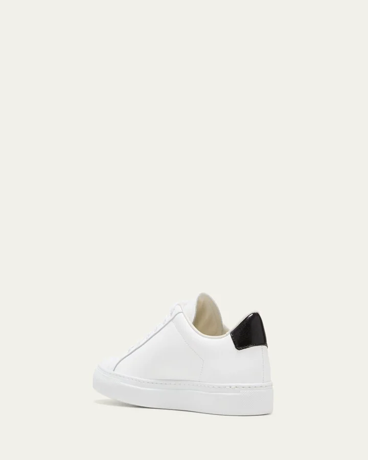 Retro Leather Low-Top Sneakers - Image 4