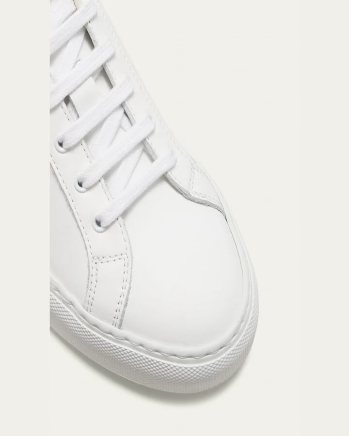 Retro Leather Low-Top Sneakers - Image 5