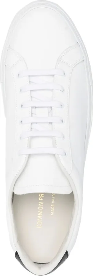 Retro leather sneakers - Image 4