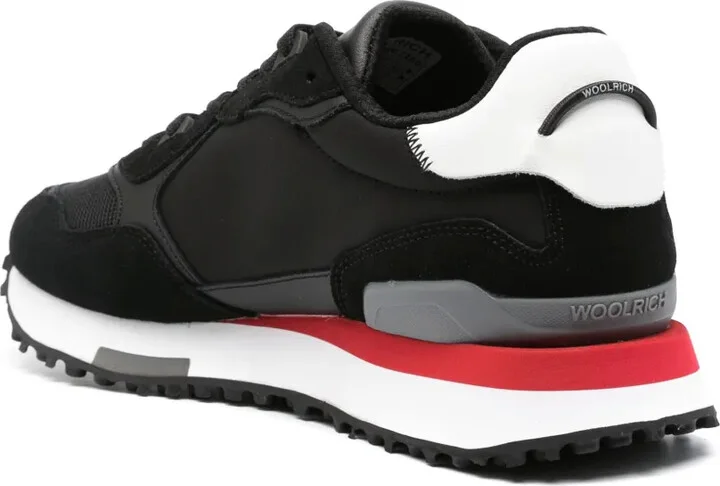 Retro panelled logo-print sneakers - Image 3