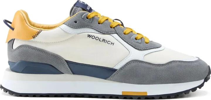 Retro panelled sneakers