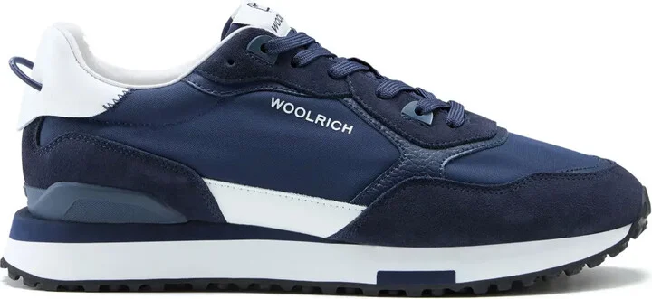 Retro panelled sneakers