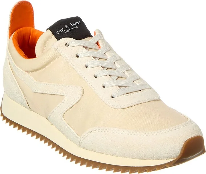 Retro Runner Bomber Nylon & Suede Sneaker