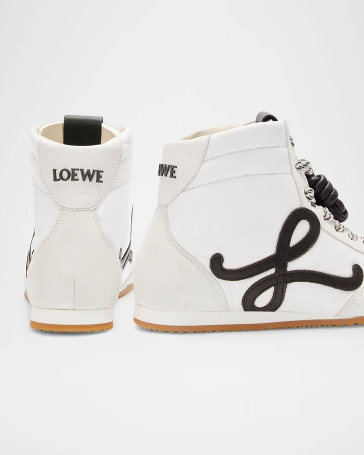 Retro Runner High-Top Sneakers - Image 2