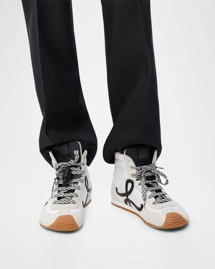 Retro Runner High-Top Sneakers - Image 5