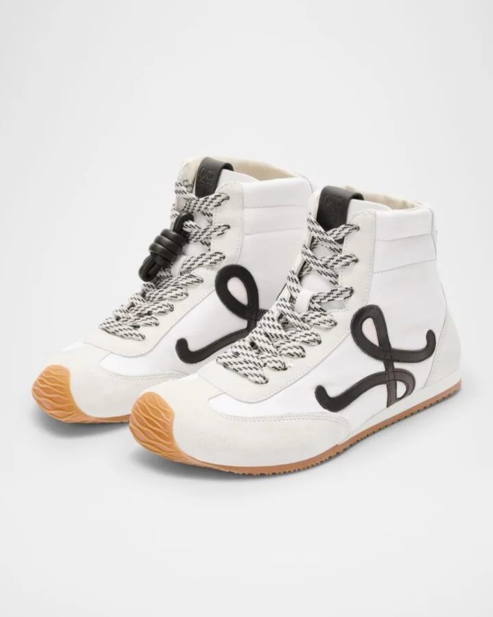 Retro Runner High-Top Sneakers - Image 8