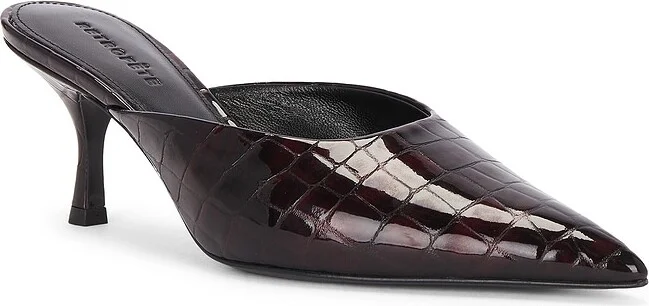 retrofete Bonnie Leather Mule in Burgundy - Image 2
