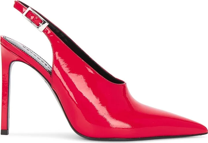retrofete Celia Leather Slingback in Red