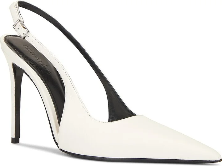retrofete Cindy Slingback Heel in White - Image 2