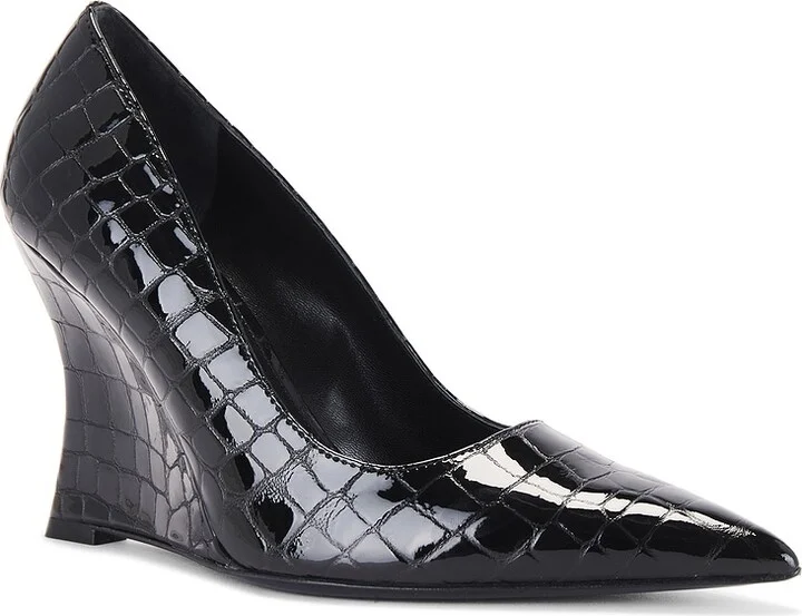 retrofete Julianna Leather Pump in Black - Image 2