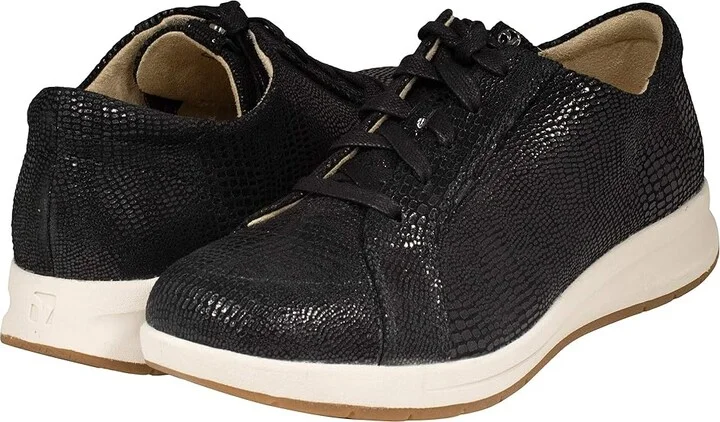 Revere Athens Women's Shoes Black Lizard : 5 M, Leather