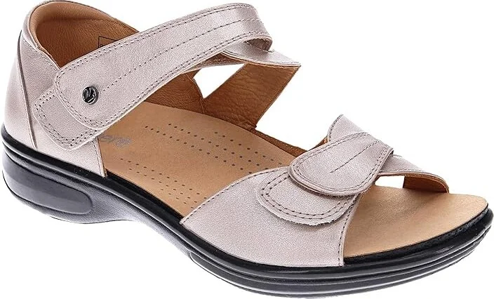 Revere Geneva Women's Shoes Champagne : 6 M, Leather - Image 6
