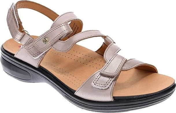Revere Miami Women's Shoes Champagne : 6 M, Leather - Image 4