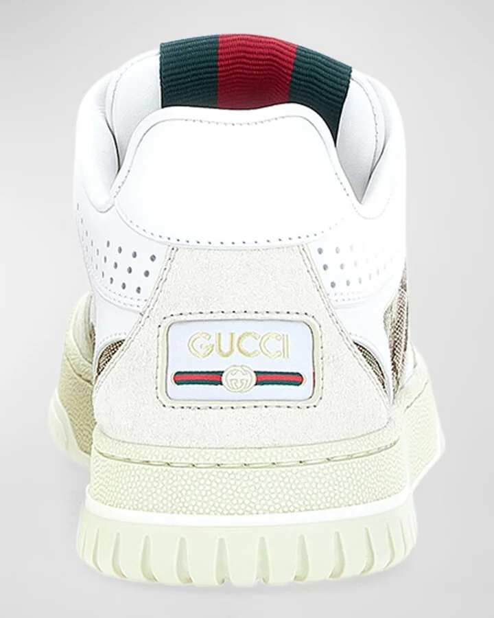 ReWeb GG Low-Top Leather Sneakers - Image 2