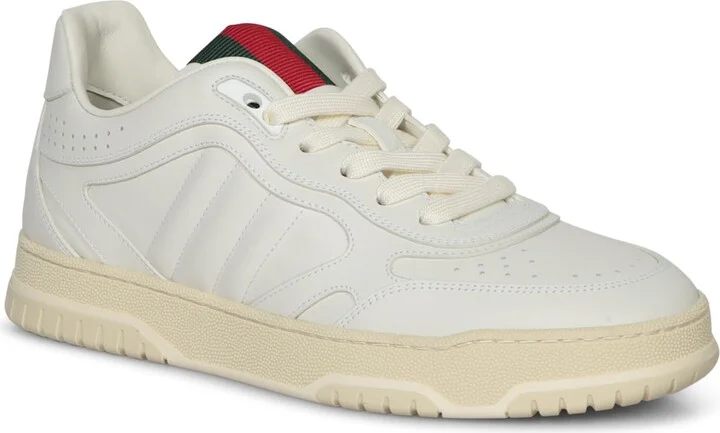 Reweb White Leather Sneakers - Image 2