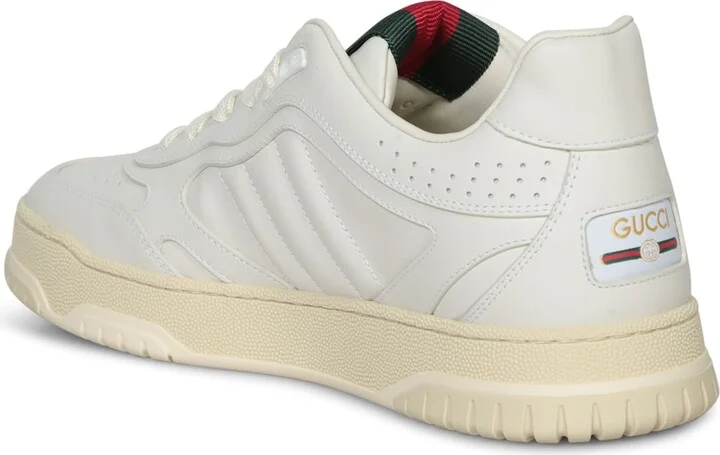 Reweb White Leather Sneakers - Image 3
