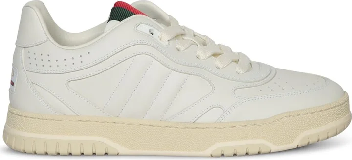 Reweb White Leather Sneakers
