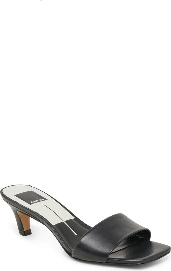 Rexa Kitten Heel Slide Sandal