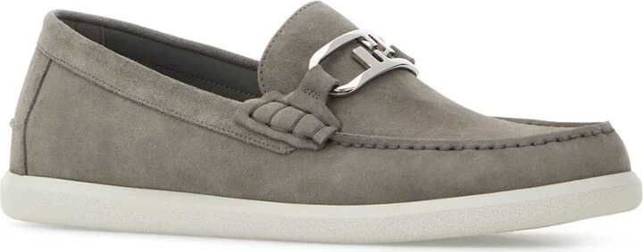 Rey Suede O Lock Light Loafers - Image 2
