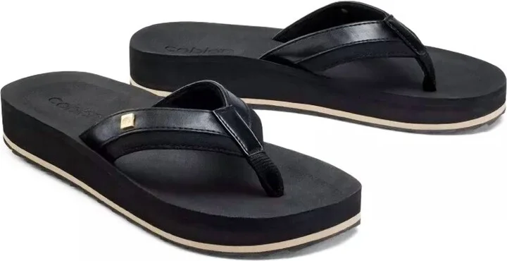 Reya Rise Flip Flops In Black