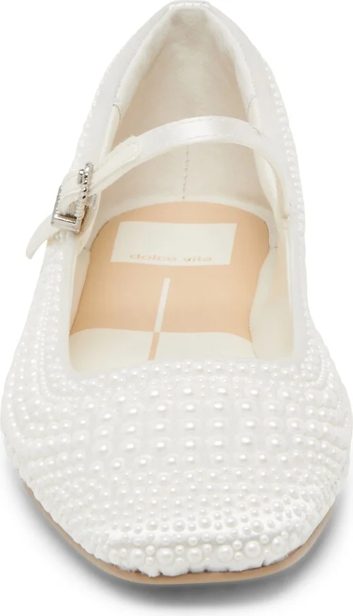 Reyes Beaded Mary Jane Flat - Image 4