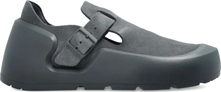 Reykjavik buckle-strap leather sneakers