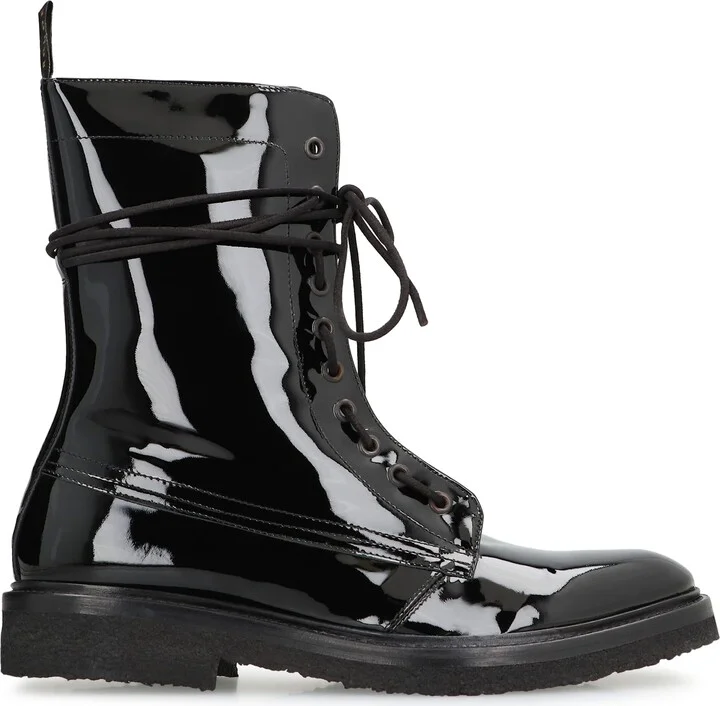 Rhanger Leather Combat Boots - Image 2