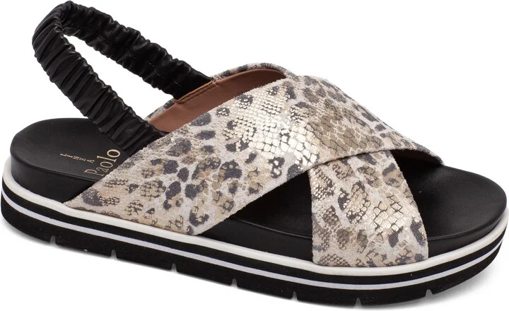 BLACK/ LIGHT GOLD LEATHER